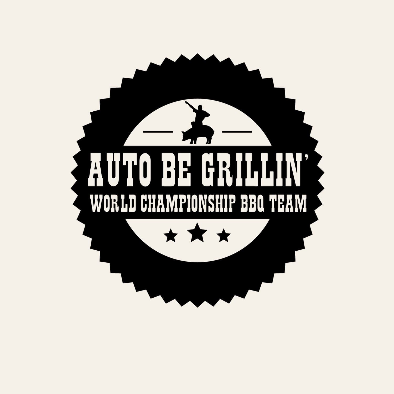 BBQ Fest 2026 microsite — the Auto Be Grillin' World Championship BBQ Team badge on a warm cream background.